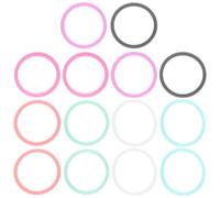 WHAMVOX 14 Piezas Anillos de Silicona Suaves y Flexibles para Mujer Diseño Grueso y Cómodo Accesorios Deportivos para Entrenamiento y Uso Diario Disponibles