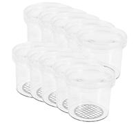 WHAMVOX 16 Piezas Caja de Observación de Insectos Portátil con y Ventilación para Contenedores Educativos para Investigación y Crianza de Pequeños Animales