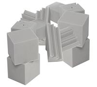 WHAMVOX 16piezas Trampas Graves Esquinas Pared Relleno Insonorización Algodón Absorbente Sonido