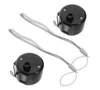 WHAMVOX 2 Contadores De Mano Tipo Clicker para Golf Conteo De Golpes Contador Digital Marcador De Puntuación Deportiva Contador Manual para Béisbol Abs Negro