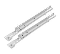 WHAMVOX 2 Juegos Guías para Teclado Ruedas de Nylon Correderas Metálicas Resistentes para Muebles de Unidades para Escritorio y Gabinete