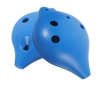 WHAMVOX 2 Ocarinas De 6 Agujeros En Tono Ac, Para Principiantes y Niños, Instrumento Musical Portátil En Azul, Diseño Boquilla Plana y Boquilla Larga, Ideales Para Estudiantes y Enseñanza
