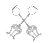 WHAMVOX 2 piezas Clip para Partituras de Clarinete Portátil Ajuste Deslizante Soporte Ligero para Bandas de Marcha Abrazadera Ajustable para Partituras de Lira y Fijación Musical