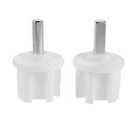 WHAMVOX 2 Piezas Conector de Eje Cuadrado a Redondo para Toldo Retráctil, Accesorio de Plástico y Hierro Función Mejorada para Patios Comerciales y Estructuras de Carpa