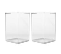 WHAMVOX 2 Piezas Estuche Organizador para Medallas Resistente de PP Vitrina Expositora Compacta para Medallas Deportivas y Escolares Soporte de Mesa Portátil para Exhibición de Premios