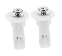 WHAMVOX 2 piezas Tornillos de Expansión para Tapa Wc de Hierro con Arandela Accesorios para Fijación de Asientos de Inodoro Alta Resistencia y Durabilidad