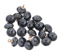 WHAMVOX 20 Piezas Botones Decorativos de Resina con Vástago de Aleación de Zinc de 10mm en Forma de Hongo para Manualidades DIY y Camisas con Diseño Elegante y Tacto Lujoso