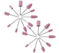 WHAMVOX 20 piezas Piedras Abrasivas Montadas para Taladro Pulido con Cabeza de Rueda Molienda Alta Durabilidad y Compatibilidad para Herramientas Rotativas