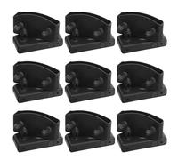 WHAMVOX 20 Tapas de Plástico para Extremos de Listones de Cama, Soportes para Listones de Madera, Kit de 20 Piezas para Marcos de Cama Individuales y Dobles, Accesorios para Muebles