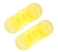 WHAMVOX 20 Unidades Películas de Gel para Luz Filtros de Color Amarillo para Iluminación Casa Láminas Redondas de Corrección de Tono Cálido para Lámparas LED y Fotografía Decoración