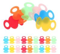 WHAMVOX 24 Piezas Tapas de Silicona para Llaves y Etiquetas de Teclas Flexibles Resistentes para Entornos Domésticos y Oficiales