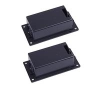 WHAMVOX 2piezas Cajas De Batería Para Pastillas De Negro Soporte De Batería Para Guitarra Para Pastillas De Guitarra Para Uso Estudio o Escenario