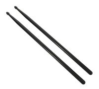 WHAMVOX 3 Pares Baquetas de Nylon para Percusión Juego de Resistentes y Ligeras Accesorio Clásico para Batería Color Negro Superficie Pulida y Antidesgaste