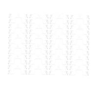 WHAMVOX 30 Piezas Clips Plásticos Transparentes Forma de para Persianas Clips para Cenefa y Manualidades Repuestos Resistentes para Ventanas y Decoración Hogar