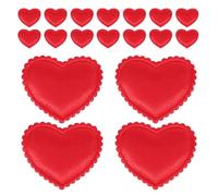 WHAMVOX 300 Piezas De Adornos De Pétalos En Forma De Corazón Simulados Suministros De Decoración Para Fiestas De San Valentín Decoración De Habitaciones Confeti De Mesa Corazones