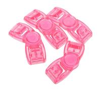 WHAMVOX 4 Hebillas para Gafas de Natación Aplicables, Clips de Repuesto Resistentes en Color Rosa Fucsia, Accesorios Ligeros para Correas, Paquete de 4 Piezas para Deportes Acuáticos