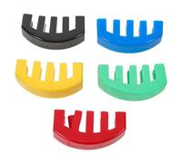 WHAMVOX 5 Piezas amortiguador de sonido de violín silenciador de violín de goma suave viola muda sordina afinador de violin