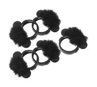 WHAMVOX 5 Piezas Cubierta Peluda Micrófono Lavalier Antiviento Magnética para Micrófonos Inalámbricos Reducción Ruido Protección Contra Polvo y Salpicaduras Fácil Instalación para