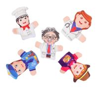 WHAMVOX 5 Piezas Juguetes Educativos de Marionetas de Dedo Profesionales para Interactivos Familiares para Desarrollo Creativo y Narración de Cuentos