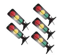 WHAMVOX 5 Semáforos De Cartón para Juguetes De Semáforo Luces De Ferrocarril Artículos para Fiestas con Temática De Coche Señales De Carretera Juguetes De Tráfico para Centros De