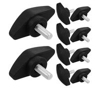 WHAMVOX 50 Piezas Accesorios para Soportes de Micrófono Tornillos de Sujeción de Plástico Forma T Sujetador de Pulgar para Estudio de Escenario Vocal Tornillos de Manilla Pernos