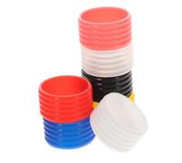 WHAMVOX 7 Piezas Anillos de Agarre Antideslizantes para Raqueta Protectores de Sobregrip para Tenis y Bádminton Bandas Profesionales Absorbentes de Sudor Accesorios Reemplazables para