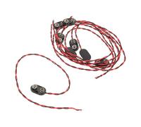 WHAMVOX 8 Piezas Cable Para Caja De Batería De 9 V Pinza De Conexión Para Batería De 9 V Conector Para De 9 Voltios Adaptador Para De 9 Pinza Para De 9