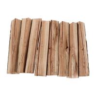 WHAMVOX 8 Piezas De Decoraciones De Leña para Asar Bloques De Madera para Fogatas Fogatas De Madera Decorativas para Mesa A Gas Troncos Leña De Abedul