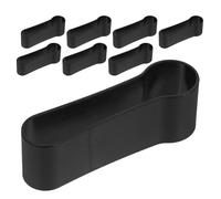 WHAMVOX 8 Soportes para Bastones De Trekking Porta Bastones Hebilla Abrazadera para Bastón De Trekking Soporte Seguro para Bastón Accesorios para Andadores Color Negro