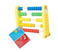 WHAMVOX Ábaco de Madera con Diseño de Jirafa Juguete Educativo Colorido para Cálculo Herramienta de Aritmética para Preescolar Suministros Escolares para Niñas Desarrollo Matemático