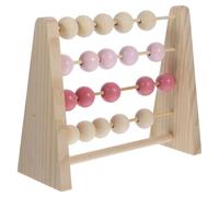 WHAMVOX Ábaco de Madera para Pequeños 3-5 Años, Juguete Educativo de Aritmética Mental Cuentas de Colores, Herramienta de Aprendizaje y Desarrollo Cognitivo para Matemáticas Infantiles