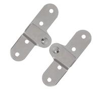 WHAMVOX Accesorio de Bisagra para Escalera de Mano 2 Piezas Izquierda y Derecha Bisagra de Hierro para Escaleras Plegables de Ático Adecuado para Reparaciones y Uso Domésticas