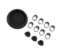 WHAMVOX Accesorios Para Tambores Vacíos Juego De 8 Fundas 3 Tapa Trasera De 65mm Ligero y Duradero