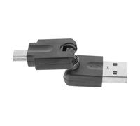 WHAMVOX Adaptador Mini USB USB con Conector Giratorio para Portátil y Power Bank Compacto y Ligero para Transferencia Rápida y Estable de Datos
