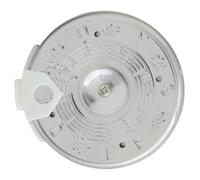 WHAMVOX Afinador de 13 Tonos para Violín, Ukelele y Guitarra, Calibrador de Tono Redondo 13 Orificios, Fabricado en Hierro y Abs, Instrumento de Afinación Portátil para Músicos