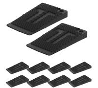 WHAMVOX Almohadillas Elevadoras para Muebles 20 Pcs Negras Antivibración Antideslizantes y Ajustables Niveladores para Lavadora Sofá Armario y Mesa Protección contra Humedad y