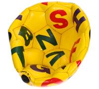 WHAMVOX Balón de Fútbol Infantil Hinchable de PVC Amarillo Juguete Interactivo para Bebés para Aire y Fortalecimiento Relación Familiar
