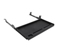 WHAMVOX Bandeja Deslizante para Teclado y Mantener Organizado el Espacio Debajo del Escritorio con Diseño Extraíble y Cajón, Material PP Negro, Adecuado para Oficina