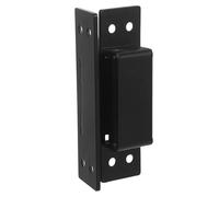 WHAMVOX Bisagra Oculta para Puerta de Madera Ajustable Pivote Resistente con Estructura Cruzada Soporte para Puertas Frontales Mesas Vitrinas y Armarios Acero Inoxidable Negro Reducción de