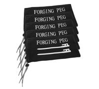 WHAMVOX Bolsa para Guardar Clavos De 5 Unidades para Guardar Pasadores para Estacas De para Transportar Clavos De para Estacas De Color Negro