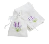 WHAMVOX Bolsitas Vacías con Cordón 10x14 Cm Algodón Crudo, Mini Bolsas para Ambientador de Cajón y Regalos de Boda, Fragancias Personalizables para Hogar, Oficina y Coche, Pack de 20