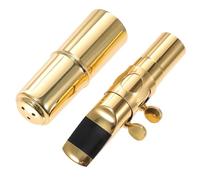 WHAMVOX Boquilla Saxofón Metal para Saxo Accesorio Profesional de Metal Liso y Alta Precisión y Hermético para Uso Prolongado