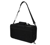 WHAMVOX Caja de tela negra para clarinete, accesorios de flauta, accesorios de maleta, estuche acolchado para clarinete, bolsa de almacenamiento para clarinete, tela Oxford tapizada instrumento