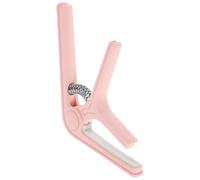 WHAMVOX Capo Ajustable Para Guitarra Acústica y Ukelele, Cejilla Antideslizante De Silicona Color Rosa, Accesorio Portátil Para Afinador y Transposición En Instrumentos Musicales