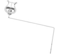 WHAMVOX Clip de Partitura Musical de Metal Chapado para Trompeta y Tuba, Soporte Portátil para Lira, Abrazadera Resistente para Partituras en Presentaciones de Marcha