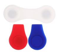 WHAMVOX Clips Magnéticos para Gorra de Golf Marcador de Pelota de 25 MM, 3 Piezas en Colores Reflectantes, Accesorio para Golf y Obsequio para Golfistas
