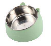WHAMVOX Comedero Elevado Que Previene Vómitos de Acero Inoxidable para Gatos y Perros Diseño Único y Dimensión Conveniente Adecuado para Comida Seca y Snacks
