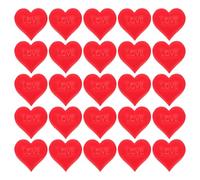 WHAMVOX Confeti de Corazones de Esponja Rojo 35 CM 100 Piezas para Decoración de San Valentín Bodas y Fiestas Románticas Confeti para Mesa y Dispersión en Eventos Obsequios