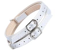 WHAMVOX Cordones Anticaída para Zapatos de Tacón Alto, 1 Par, Pu Plata