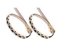 WHAMVOX Correas Ajustables de Tobillo para Tacones Altos Cierre Rápido y Diseño Elegante en Pu Negro Brillantes para Mujer y Sandalias